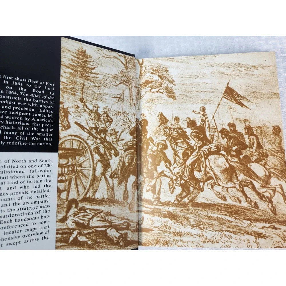 1st Edition Atlas of the Civil War History James McPherson Pulitzer Prize-Winner